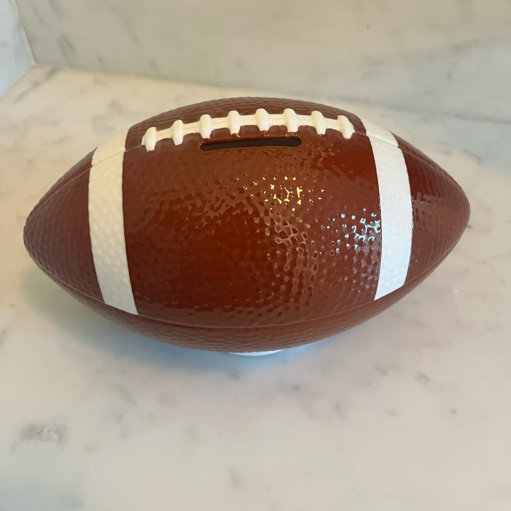 Tiffany & Co. Football Piggy Bank
